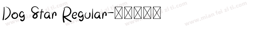 Dog Star Regular字体转换